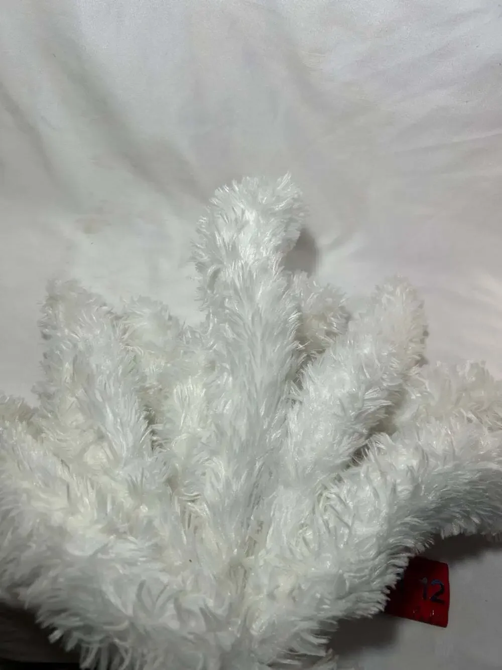 Nine Tails White Fox Plush 12” not including its tails!
